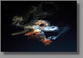 From our perspective, the smoke plume eventually turned into this wicked looking dragon, complete with dragon's breath.