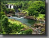 Boiling Pots is located two miles up the river from Rainbow Falls.