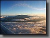 A narrow cloud forms above Mauna Kea (13,796 ft.) by orographic lifting.