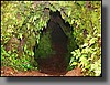 This cave is located a couple hundred feet down the trail from the overlook.